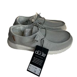 Hey Dude Women Wendy Chambray- Light Gray size 7